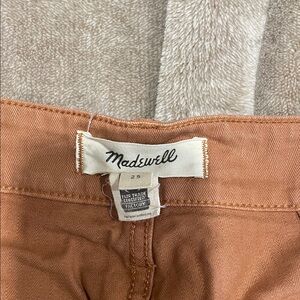 Madewell Women’s Brown/Orange Chinos